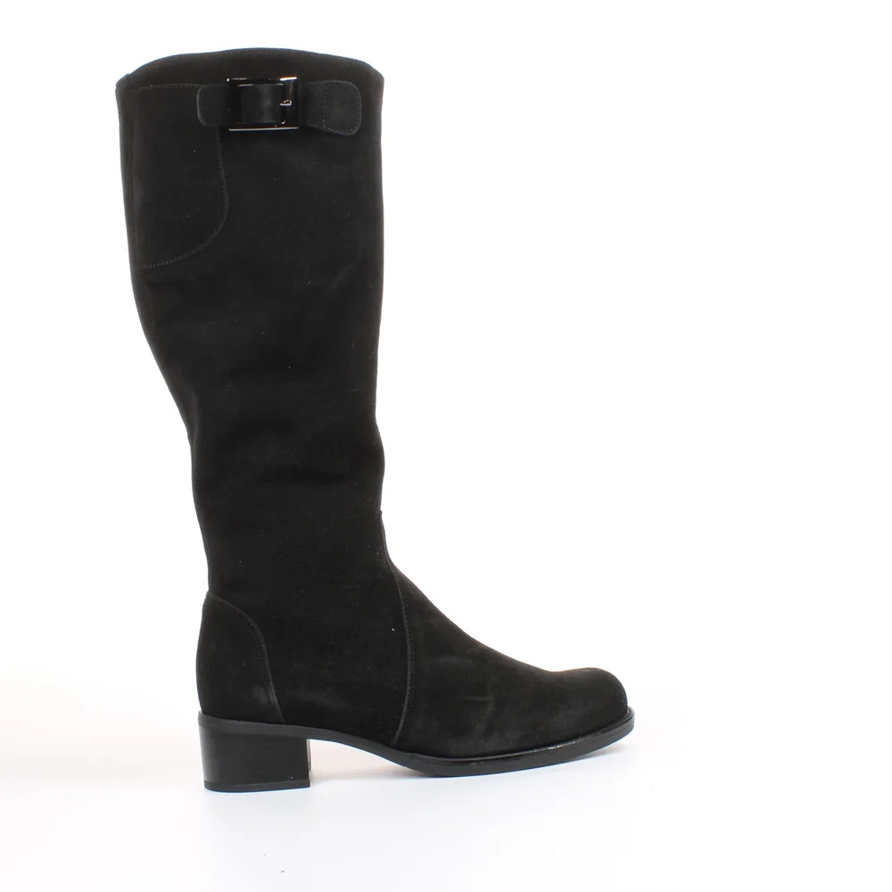 La CANADIENNE Black Suede Knee-High Boots